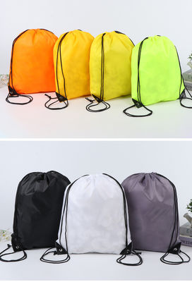 Sac à cordes en flanelle d'entreprise pour une épaule simple et une école personnalisée