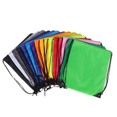 Sac à cordes en flanelle d'entreprise pour une épaule simple et une école personnalisée