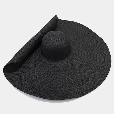Impression à écran de soie chapeau de paille pliable pour femmes pour l'été décontracté