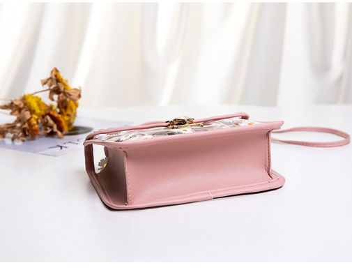 Petit Daisy PVC été Coréen Modèles transparents Jelly Téléphone portable personnalisé Tote Bag