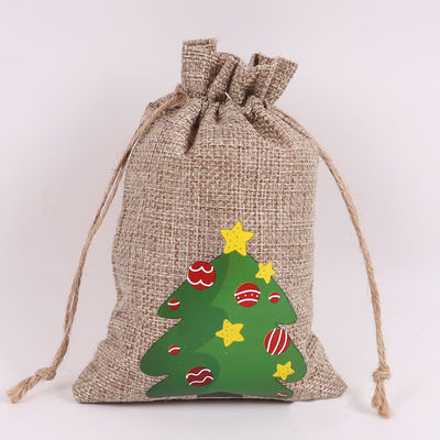 Sacs de jute à cordes de Noël acceptés OEM/ODM pour les besoins quotidiens de la vie scolaire