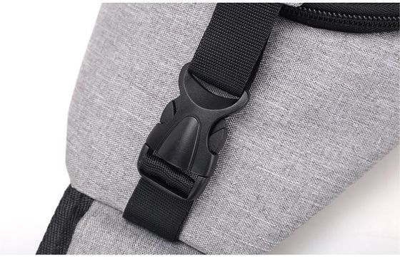 Fermeture à fermeture à glissière, charge USB, sac à dos anti-vol pour hommes en court voyage