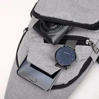 Fermeture à fermeture à glissière, charge USB, sac à dos anti-vol pour hommes en court voyage