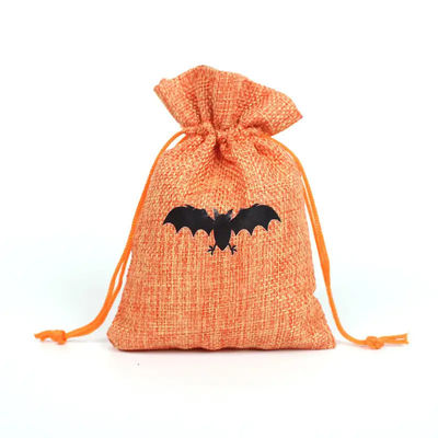 Sacs cadeau de citrouille 9*12cm Orange Festival Halloween