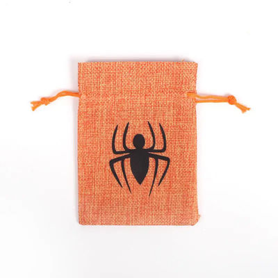 Sacs cadeau de citrouille 9*12cm Orange Festival Halloween
