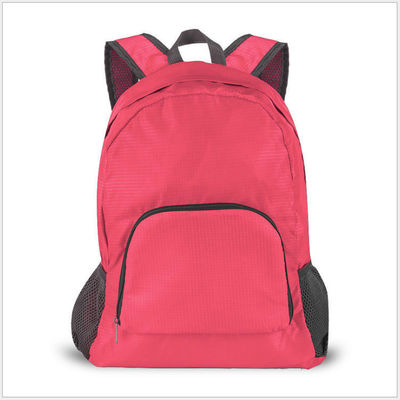 Sac à dos de voyage ultra-légers pour les sports de plein air avec fermeture de fermeture à glissière imprimée avec logo personnalisé