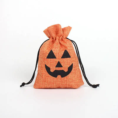 Sacs cadeau de citrouille 9*12cm Orange Festival Halloween