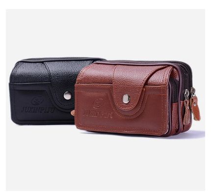Sac de carte en cuir de vache personnalisé Nouveau style à la mode Carte bancaire de ramassage en haute couche