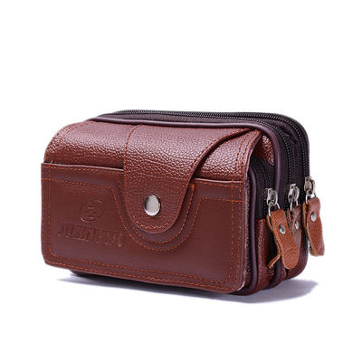 Sac de carte en cuir de vache personnalisé Nouveau style à la mode Carte bancaire de ramassage en haute couche