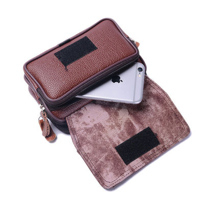 Sac de carte en cuir de vache personnalisé Nouveau style à la mode Carte bancaire de ramassage en haute couche