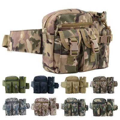 Couleur personnalisée Hommes Camo Tactique Fanny Pack Utilitaire Sac de taille avec bouteille d'eau