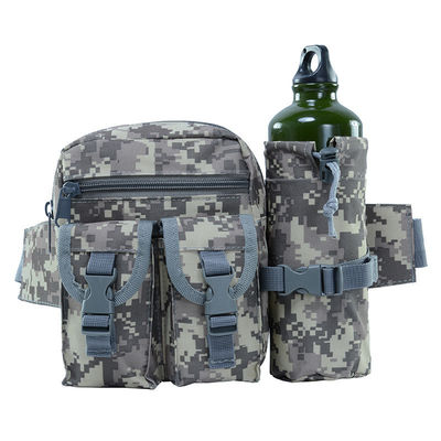 Couleur personnalisée Hommes Camo Tactique Fanny Pack Utilitaire Sac de taille avec bouteille d'eau