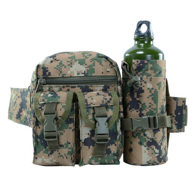 Couleur personnalisée Hommes Camo Tactique Fanny Pack Utilitaire Sac de taille avec bouteille d'eau