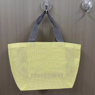 Sacs à mailles de logo personnalisés Sacs à mailles de fil de nylon réutilisables Sacs de magasinage