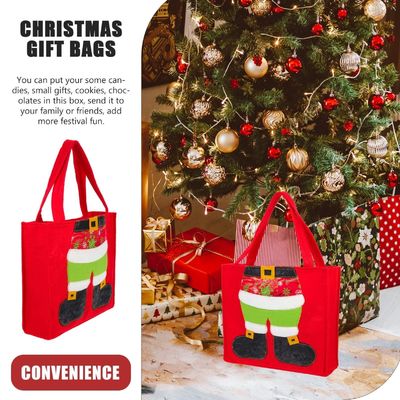 Cadeaux de Noël Sac à main avec poignée Couleur personnalisée et fabrication professionnelle