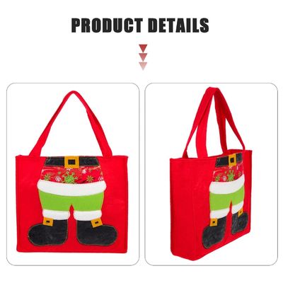 Cadeaux de Noël Sac à main avec poignée Couleur personnalisée et fabrication professionnelle