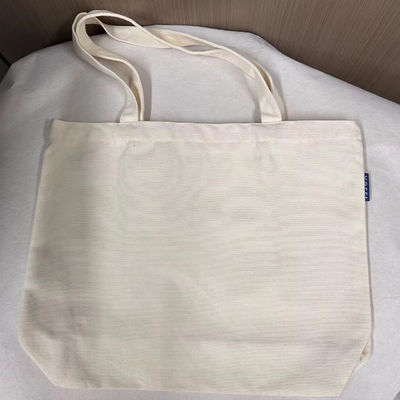 Le dernier style à la mode Logo imprimé sur mesure conception sac de coton avec fermeture à glissière et toile