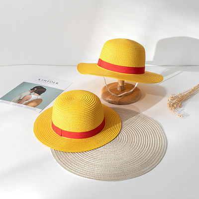 Anime Cosplay Dress Up Sun Hat avec ruban de corde Type d'accessoire et conception de la performance
