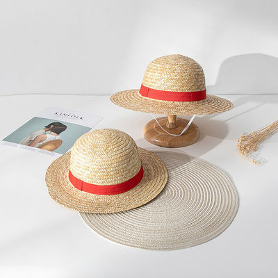 Anime Cosplay Dress Up Sun Hat avec ruban de corde Type d'accessoire et conception de la performance
