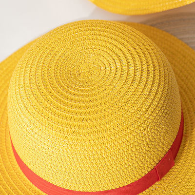 Anime Cosplay Dress Up Sun Hat avec ruban de corde Type d'accessoire et conception de la performance
