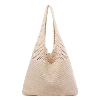 Sac à main pour femmes en tissu tricoté chic rétro pour voyager et sortir