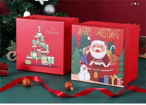 Emballage Pour Les Enfants Bonbons Nouveaux Sacs Cadeaux de Noël à la mode avec le Père Noël et le renard