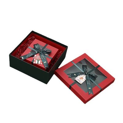 Couleur personnalisée Luxe boîte d'emballage de la veille de Noël Acceptable OEM/ODM pour les cadeaux personnalisés