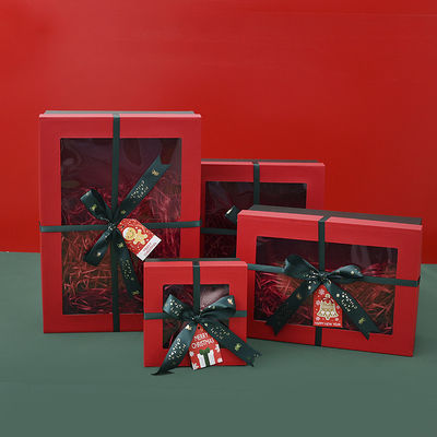 Couleur personnalisée Luxe boîte d'emballage de la veille de Noël Acceptable OEM/ODM pour les cadeaux personnalisés
