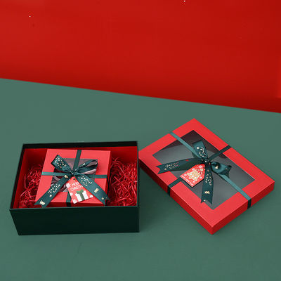 Couleur personnalisée Luxe boîte d'emballage de la veille de Noël Acceptable OEM/ODM pour les cadeaux personnalisés