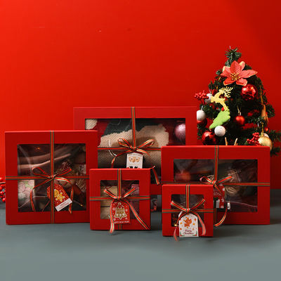 Couleur personnalisée Luxe boîte d'emballage de la veille de Noël Acceptable OEM/ODM pour les cadeaux personnalisés