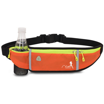 Sport en plein air en nylon course à pied sac de taille étanche téléphone ceinture de taille fitness élastique Fanny Pack