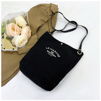Gros sac à main en toile pour femmes Sublimation Gros sac de plage gris Couleur personnalisée