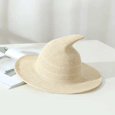 2023 Halloween Party Chapeau de sorcière Unisexe Chapeau à tricot en laine pour un style à la mode et polyvalent