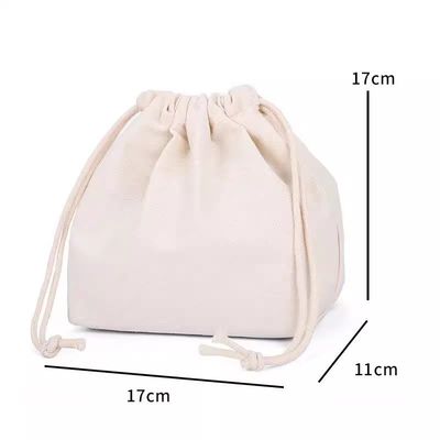 Sacs à dos en toile à cordes en coton biologique Logo personnalisé accepté