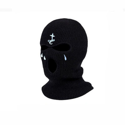 Chapeau de balaclava de couleur personnalisée pour le ski unisexe et la protection du cou en hiver
