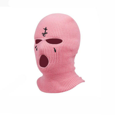 Chapeau de balaclava de couleur personnalisée pour le ski unisexe et la protection du cou en hiver