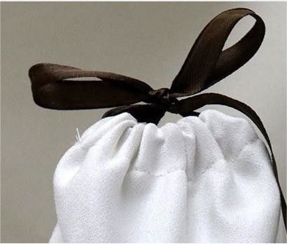 Sac à cordes en lin et en coton sur mesure avec couleur et logo personnalisés