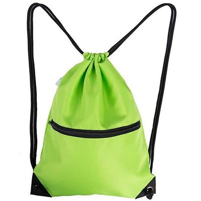HAJJ Sac à cordes durable sac à dos réutilisable pour chaussures de chaussures polyester confortables