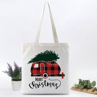 Sac à dos en toile de coton sur mesure pour les achats à Noël