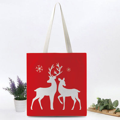 Sac à dos en toile de coton sur mesure pour les achats à Noël