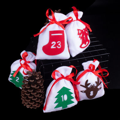 Sacs à cordes de velours pour les cadeaux de mariage de Noël Sacs à bijoux en tissu de velours