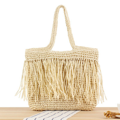 2024 Grandes capacités Femmes papier paille plage sac à main à main avec tasse Le plus nouveau à la mode