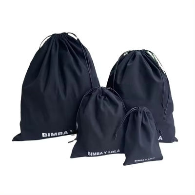 Sacs à sacs en coton à cordes avec logo personnalisé