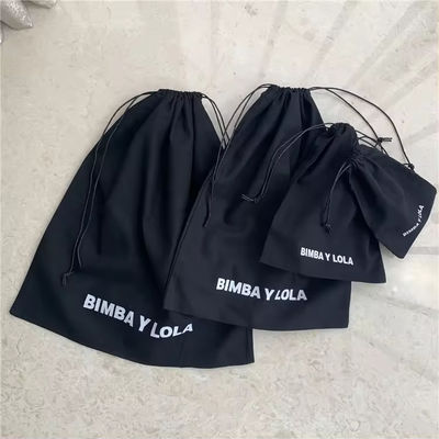 Sacs à sacs en coton à cordes avec logo personnalisé