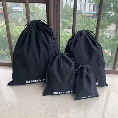 Sacs à sacs en coton à cordes avec logo personnalisé