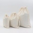 Emballage à la corde en coton biologique/sac de poussière pour chaussures Logo personnalisé toile pour les entreprises de luxe