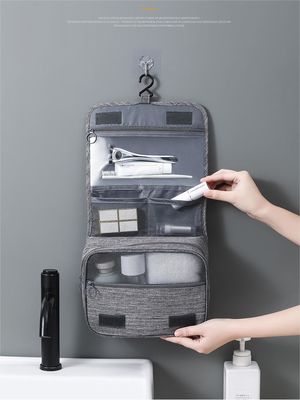 Fermeture à fermeture à glissière Voyage imperméable à l'eau sac de rangement cosmétiques pour hommes élégants en déplacement