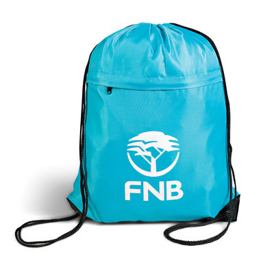 OEM/ODM Accepté Logo personnalisé Sac à dos en polyester à ficelle pour les voyages et les sports