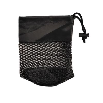 Logo personnalisé Petit filet en nylon Net de stockage sac à sacoche à corde pour porter des lunettes de soleil
