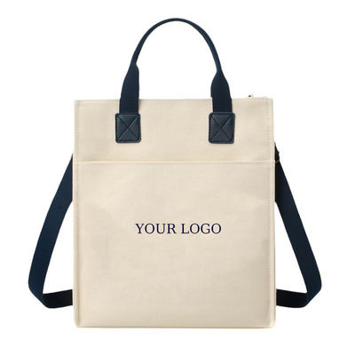 Sac à main en PU écologique, imperméable à l'eau, laminé en toile, sac à main avec logo personnalisé
